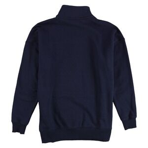 Self E Womens Over It Quarter Zip Sweatshirt Blue Juniors X-Large